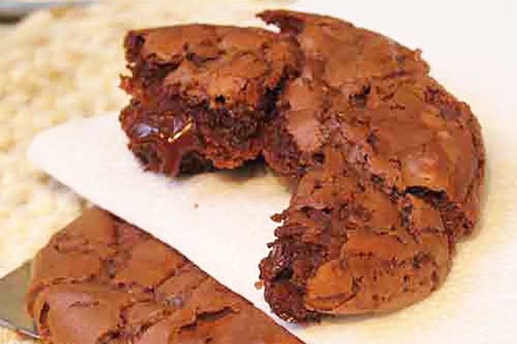 Bicoitos de chocolate macios. Foto Marcia Zoladz