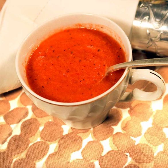 Gaspacho leve. Foto: Marcia Zoladz