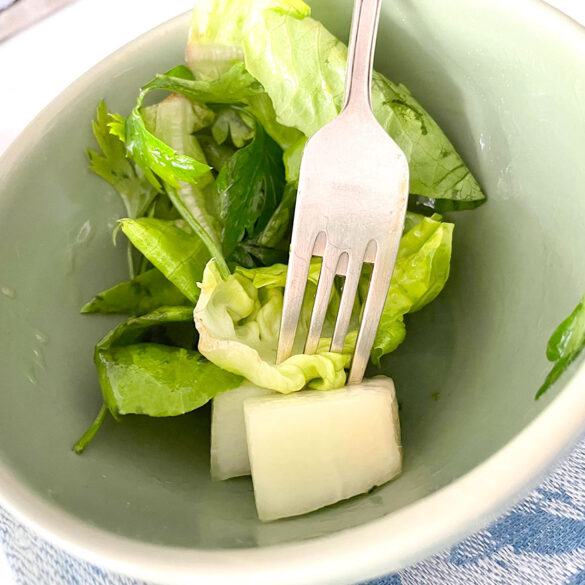 Saladinha verde. Foto: Marcia Zoladz